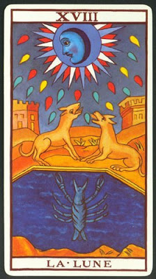 Significado la luna en el tarot marsella de Alejandro Jodorowsky
