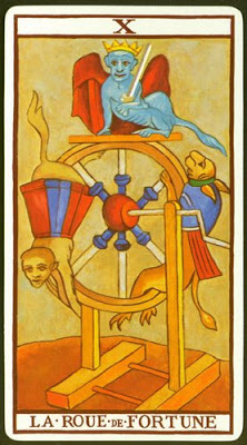 Significado la rueda de la fortuna en el tarot marsella de Alejandro Jodorowsky