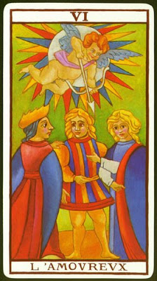 Significado los enamorados en el tarot marsella de Alejandro Jodorowsky