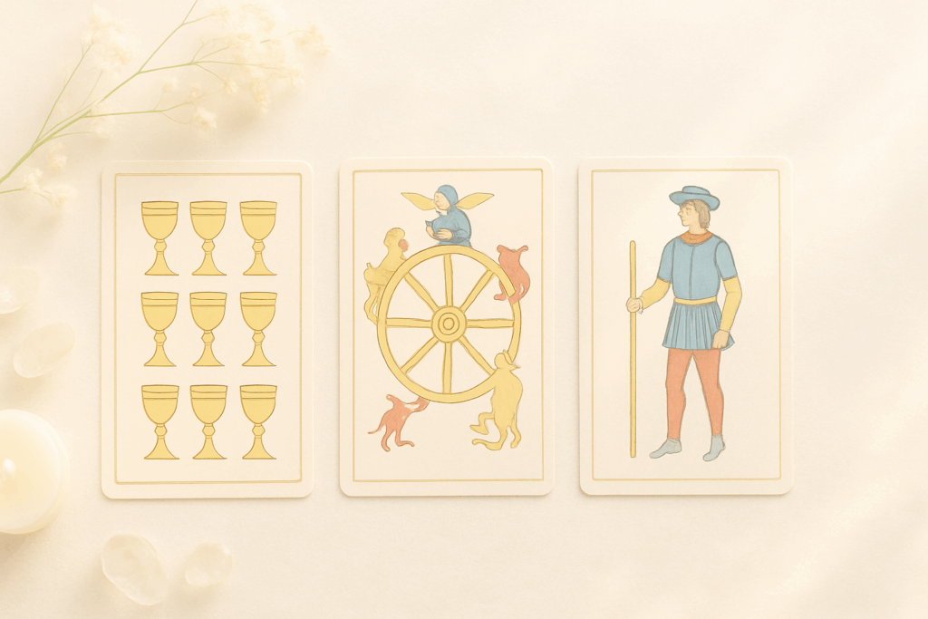 La Rueda de la Fortuna Tarot Marsella