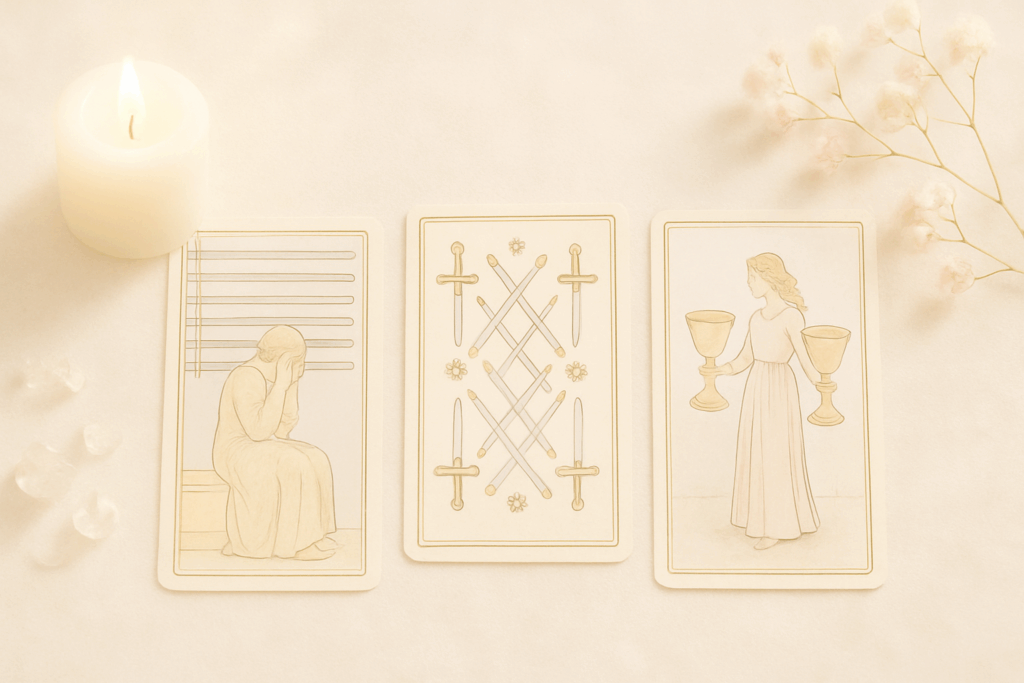 Nueve de Espadas Tarot Marsella